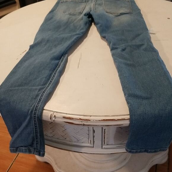 Distressed Eunina Low Rise Skinny Ankle Jeans size 7 - Picture 6 of 14